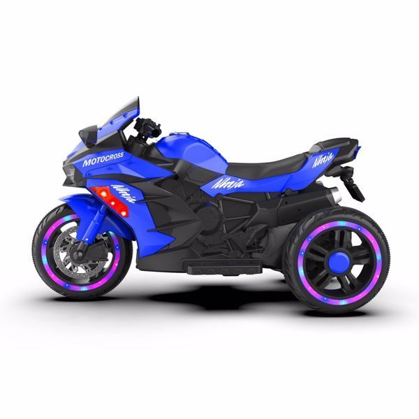12V Electric Ride On Motorbike for Kids with Rechargeable Battery and 3 Wheels
