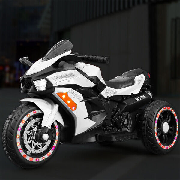12V Electric Ride-On Motorcycle for Kids - Rechargeable 3 Wheel Motorbike