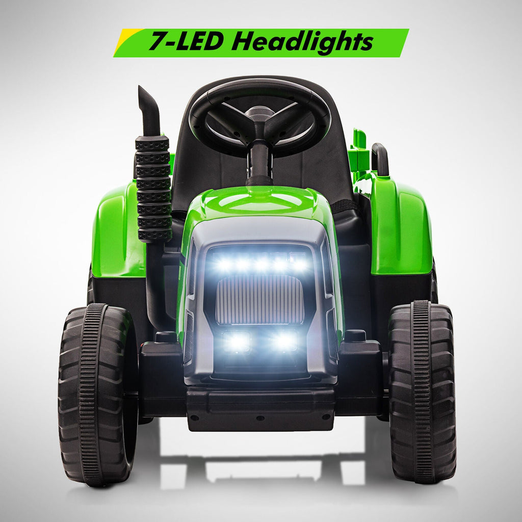 12V Electric Ride-On Tractor for Kids with Remote Control