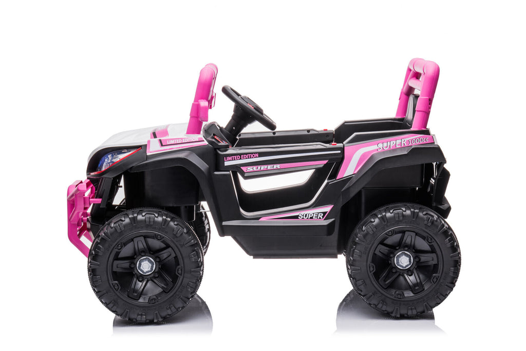12V Electric Ride-On Truck for Kids with LED Headlights - Suitable for Ages 1-6
