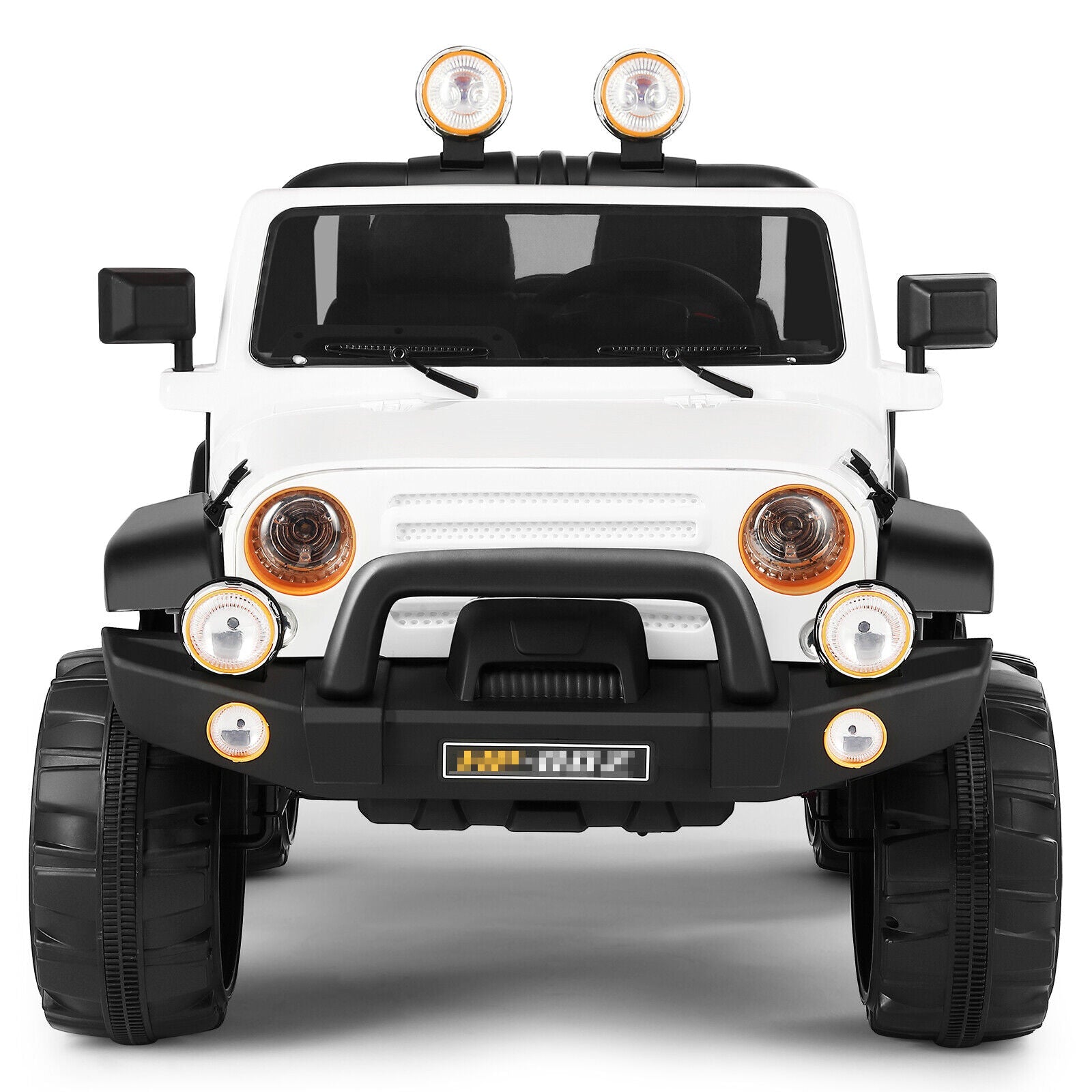 12V Electric Ride-On Truck for Kids with MP3, LED Lights, USB, and Remote Control