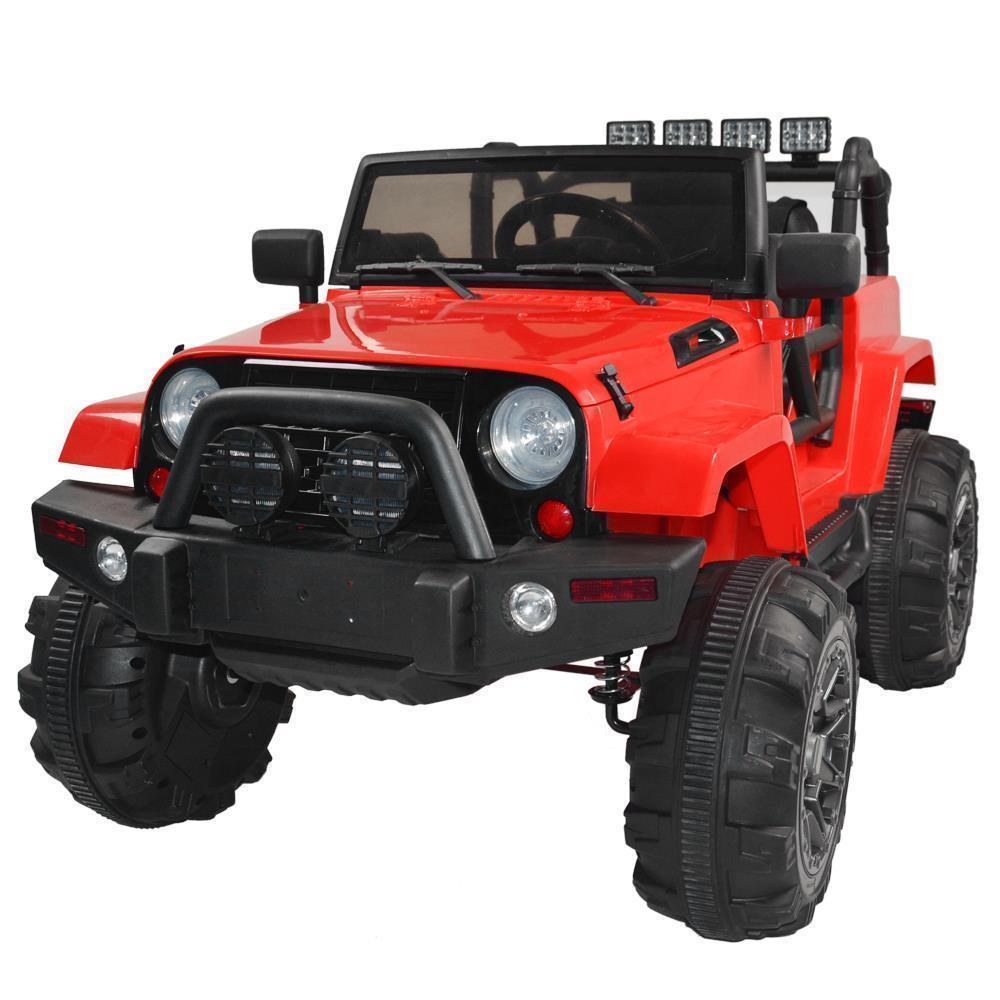 12V Electric Ride-On Truck for Kids with MP3, USB, and LED Lights - Available in 4 Colors!