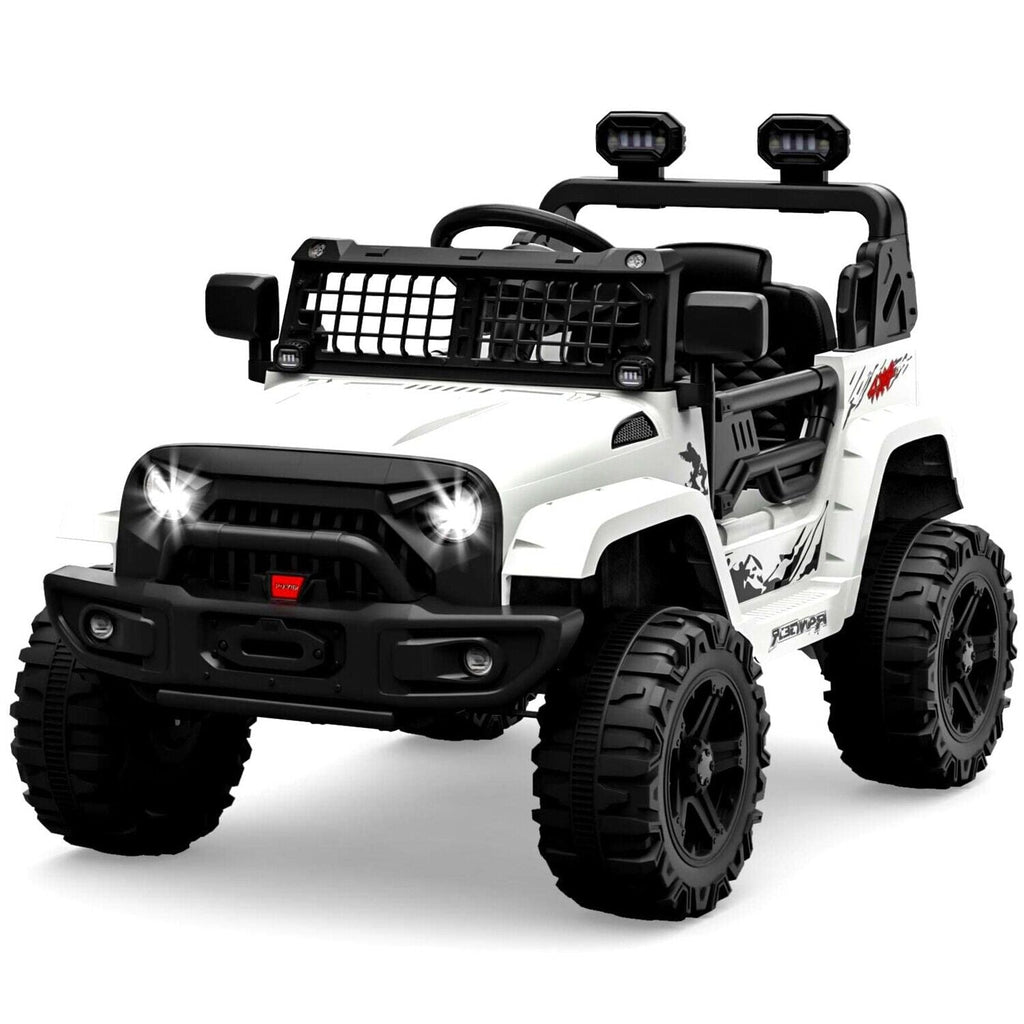 12V Electric Ride-On Truck for Kids with Remote Control and 2 Speed Options