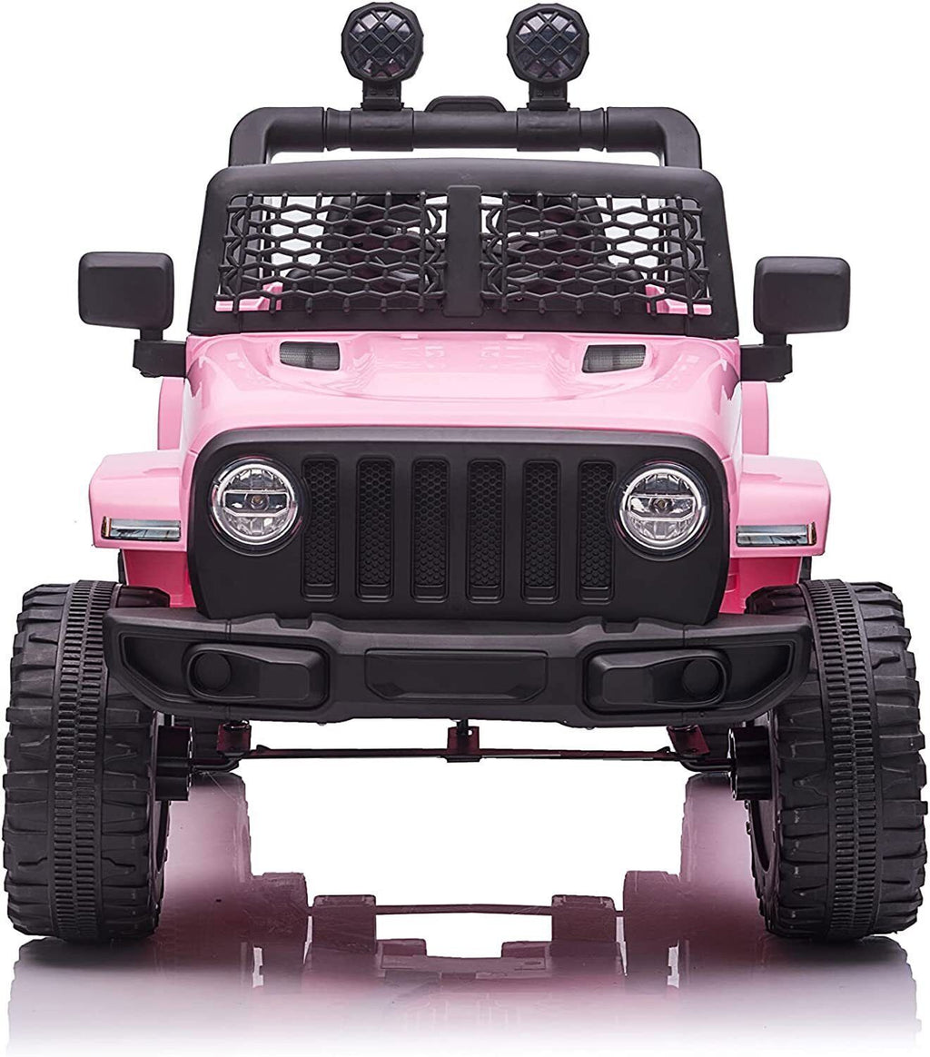 12V Electric Ride On Truck for Kids with Remote Control and LED Lights