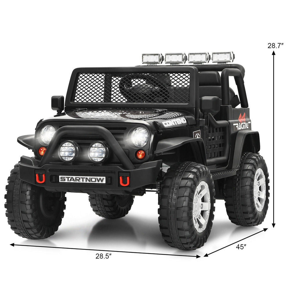 12V Electric Ride-On Truck for Kids with Remote Control - Battery Powered