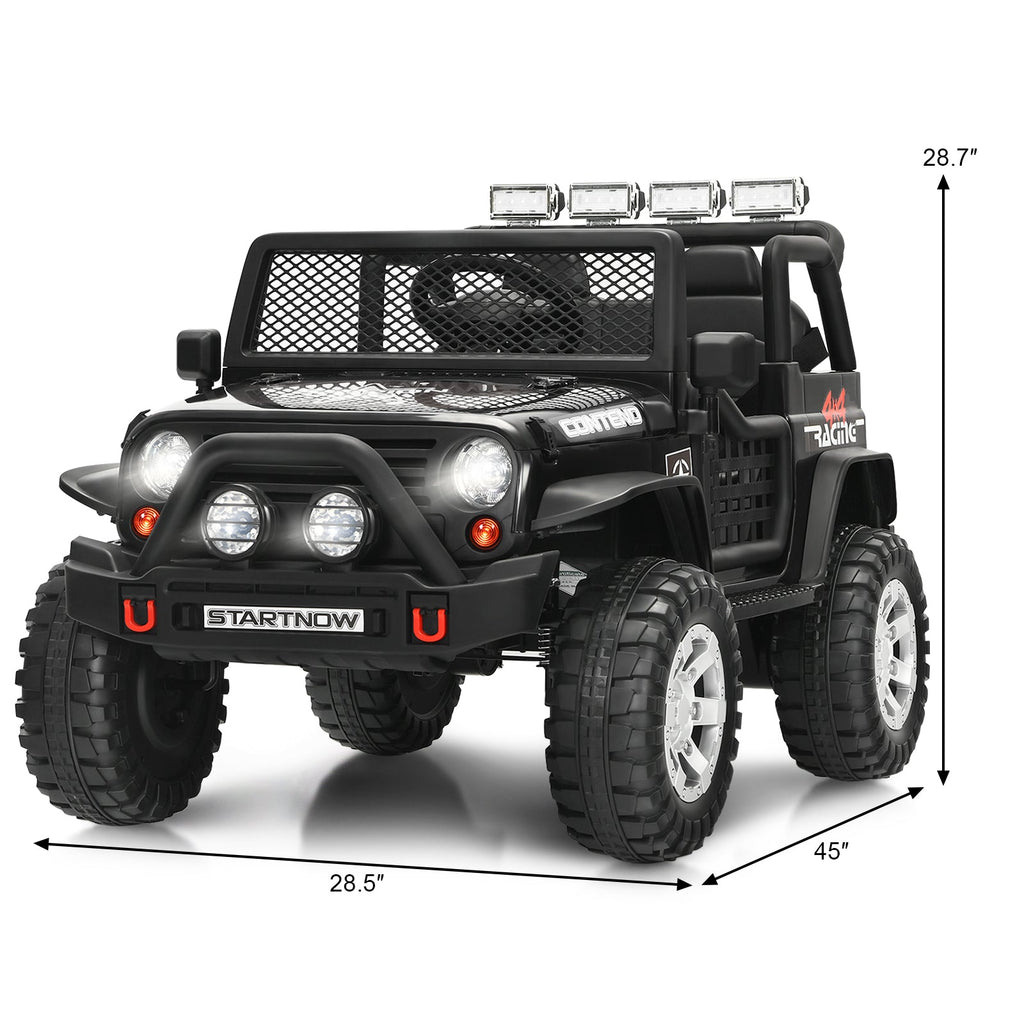 12V Electric Ride-On Truck for Kids with Remote Control - Battery Powered