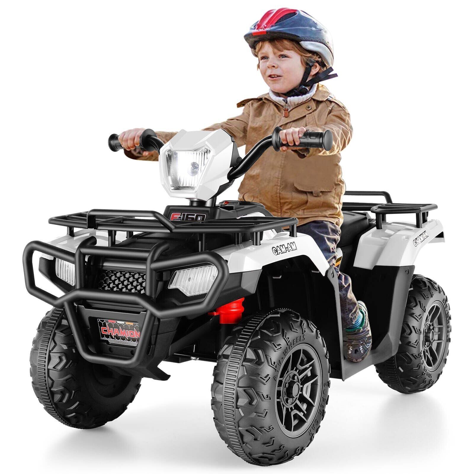 Electric 4-Wheeler ATV Quad for Kids with LED Lights, USB and MP3 Player - Suitable for Girls and Boys Aged 2-5 Years