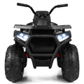 12V Kids Electric Ride On Car Toy with LED Lights in Black, Red, or White