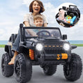 Electric Ride-On Toy Truck for Kids with Remote Control and Parent Seat - 12V