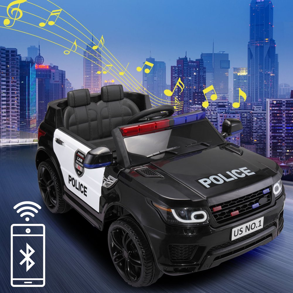 12V Kids Police SUV Ride On with 2.4Ghz Parental Control