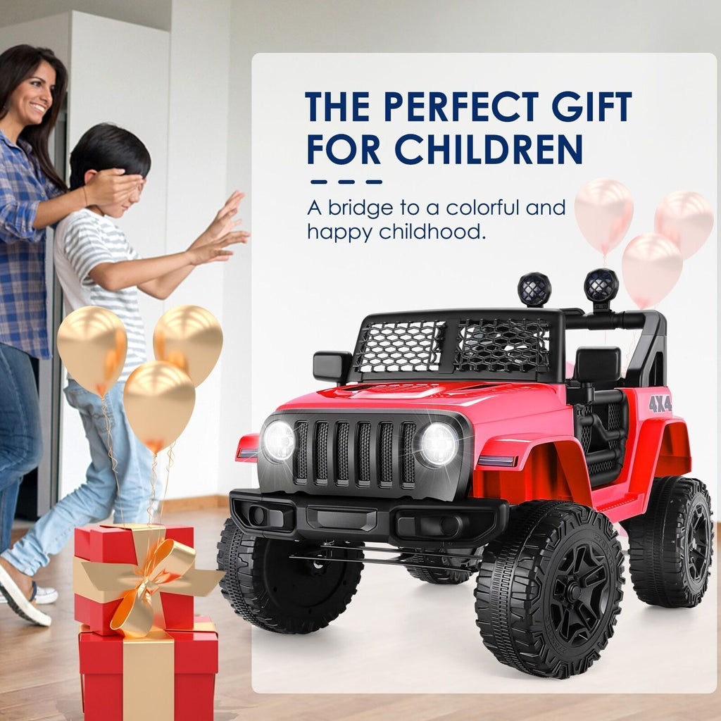 12V Kids Ride-On Car Truck with MP3, Bluetooth, and Parental Remote Control