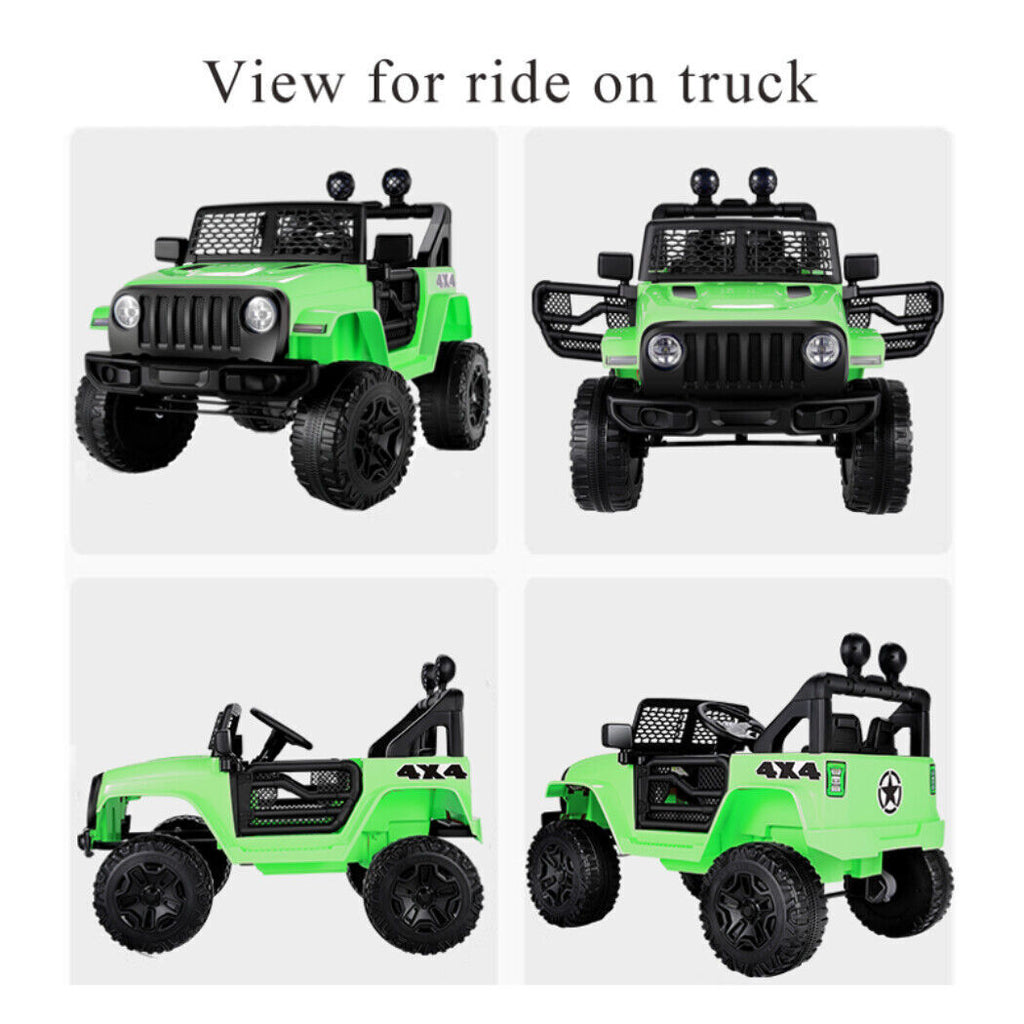 12V Kids Ride-On Car with MP3, Bluetooth, and Parental Remote Control