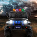 12V Kids Ride On Jeep with Remote Control, USB and Bluetooth Connectivity - Black