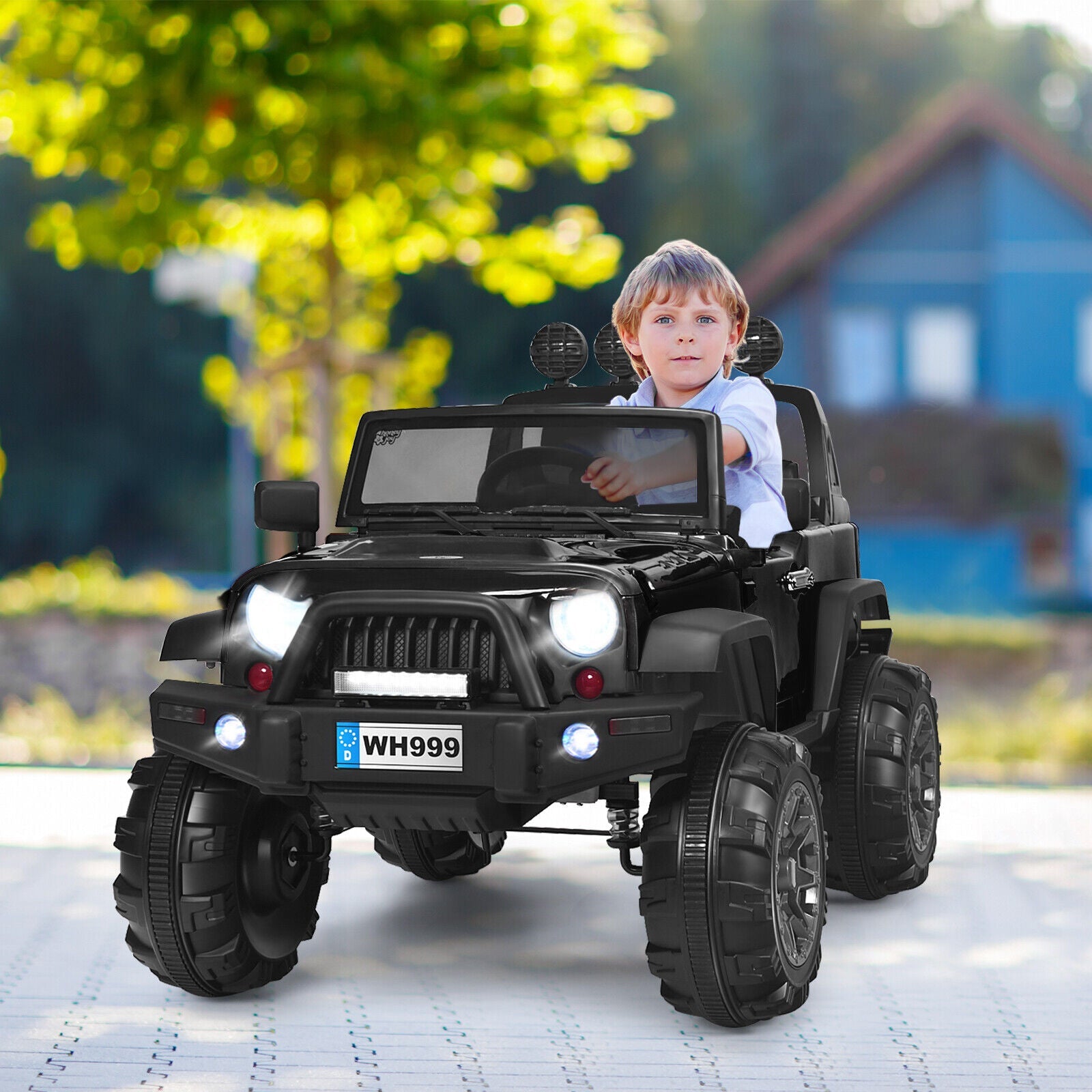 12V Kids Ride on Truck with 2.4GHz Remote Control - Electric Vehicle for Children