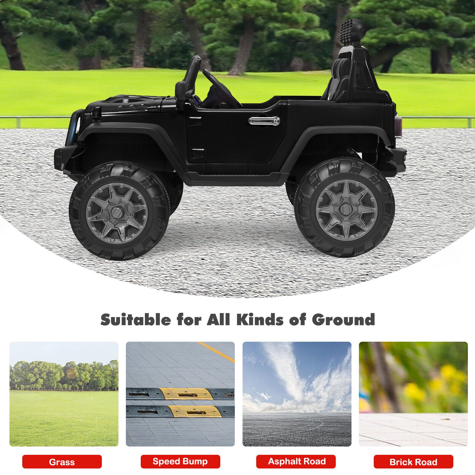 12V Kids Ride on Truck with 2.4GHz Remote Control - Electric Vehicle for Children