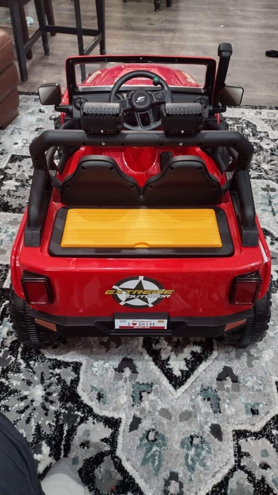 12V Kids Ride-on Truck with Parental Remote Control & LED Lights