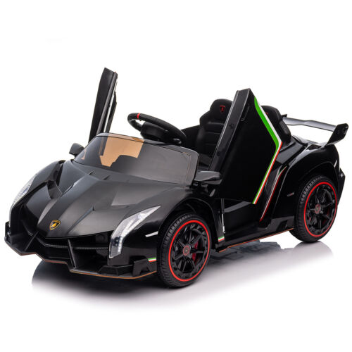 12V Lamborghini Poison Sports Car with Remote Control - Dual Drive and 4.5AH Battery
