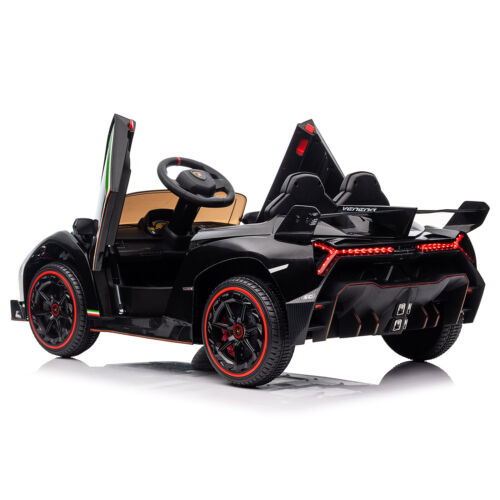12V Lamborghini Poison Sports Car with Remote Control - Dual Drive and 4.5AH Battery