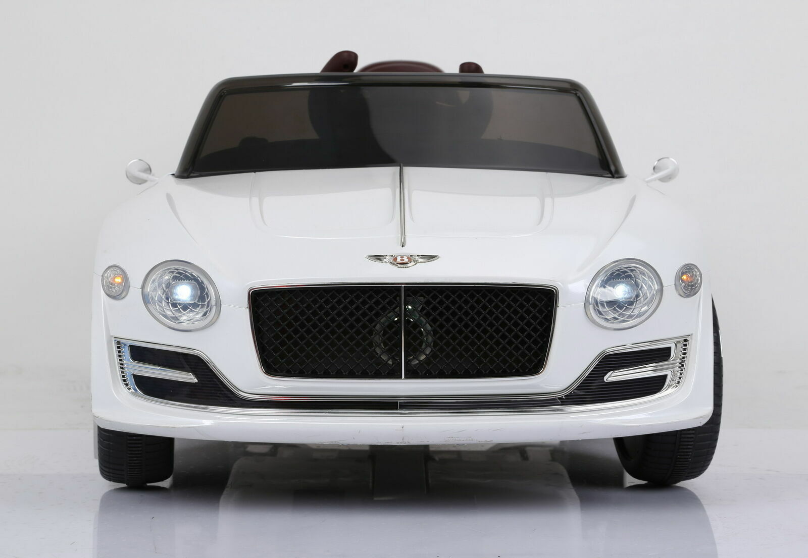 12V Licensed Bentley Style Electric Ride-On Car with LED Lights and Remote Control for Kids