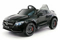 12V Licensed C63S Mercedes Kid's Ride-On Sports Car with Rubber Tires, Lights, and Remote Control