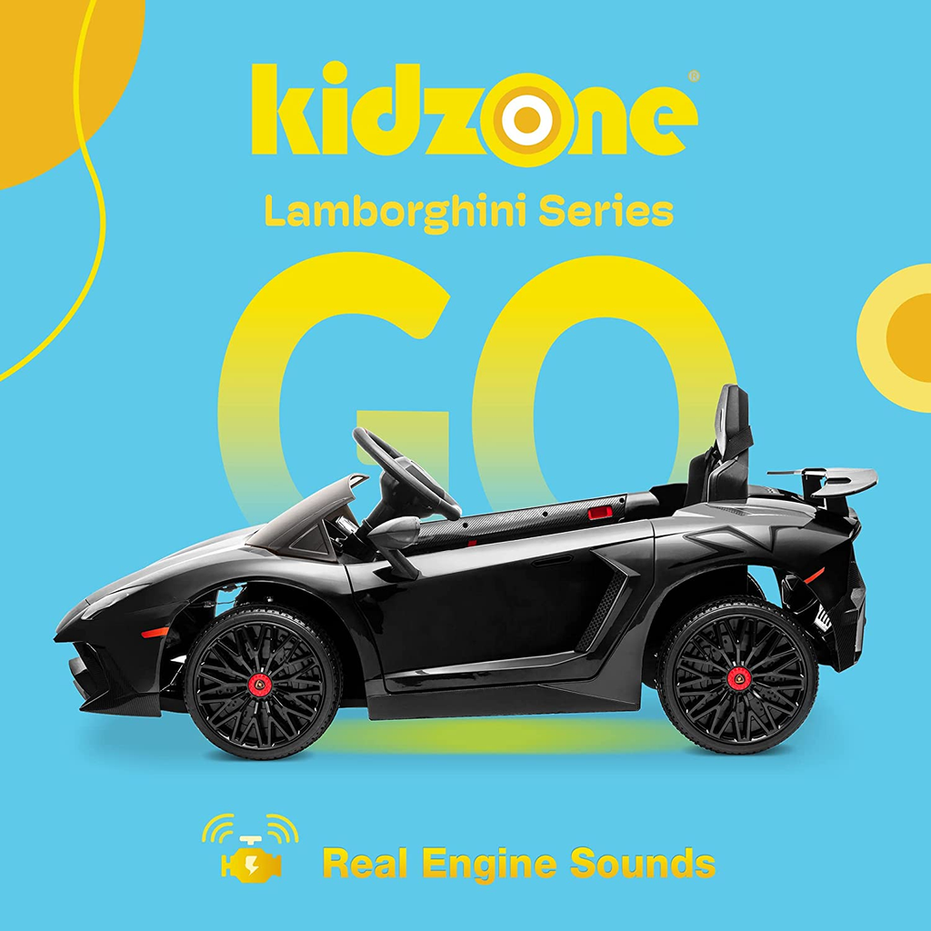 12V Licensed Lamborghini Aventador Electric Ride-On Car for Kids