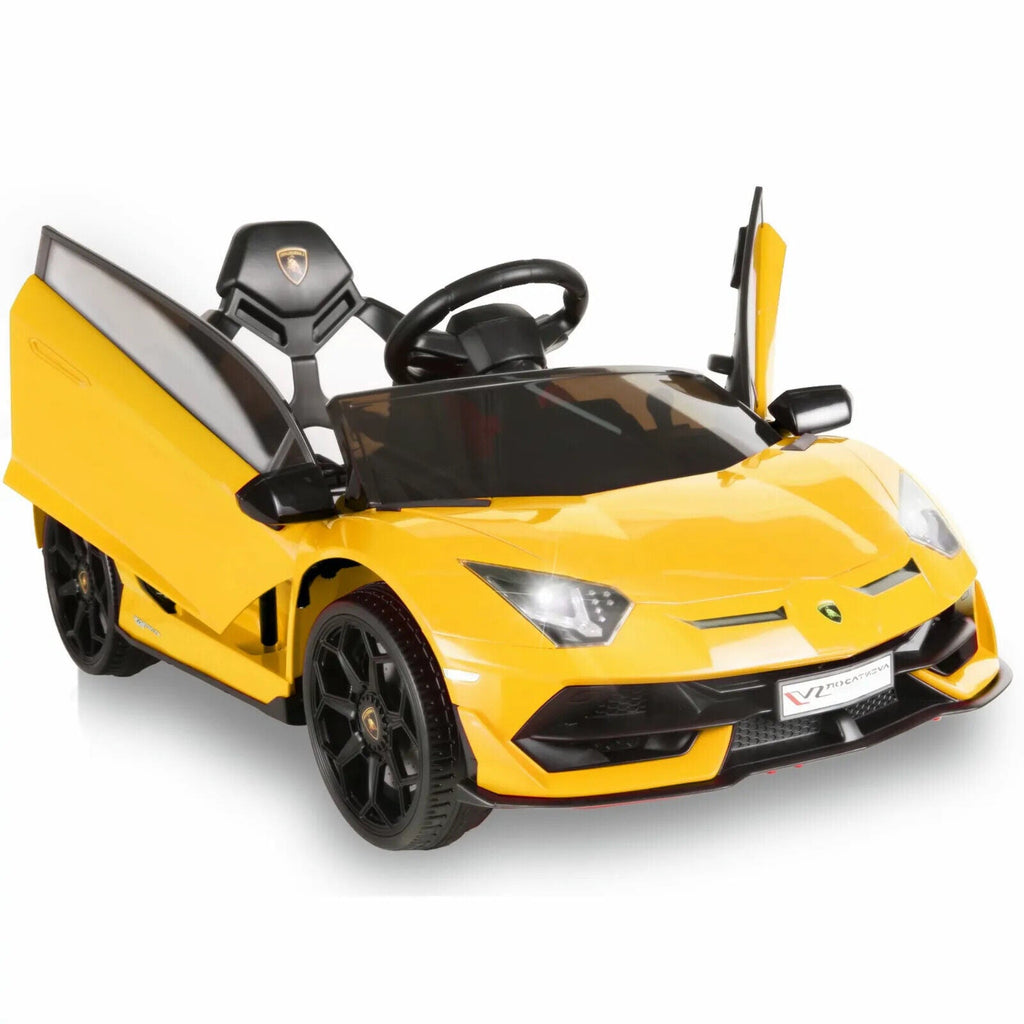 Magic Cars® 12V Lamborghini Aventador Style SVJ Ride-On Car for Kids - Electric Vehicle With Wireless Parental Control