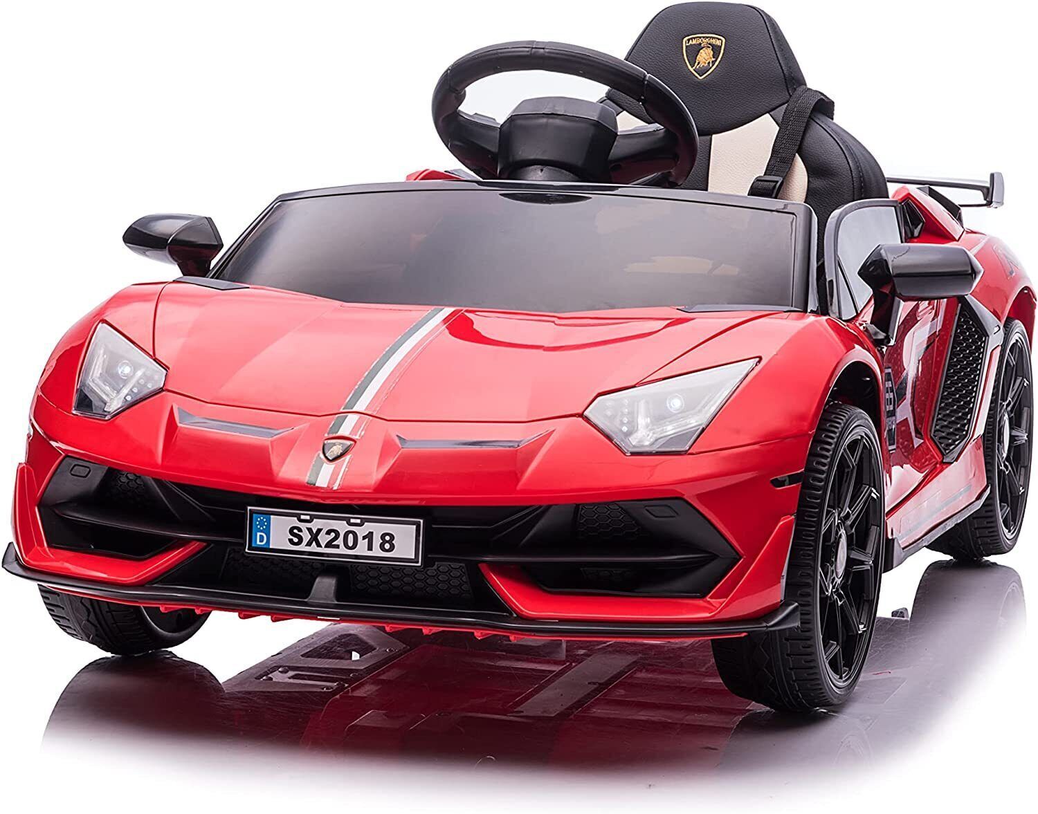 12V Licensed Lamborghini Kids Ride On Car with Remote Control and Music