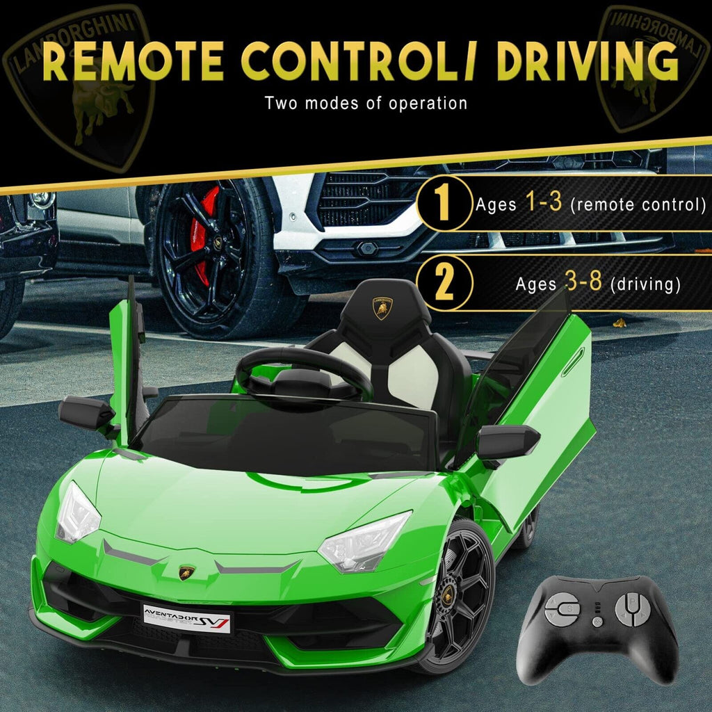12V Licensed Lamborghini/McLaren Kids Ride On Car with Remote Control - Electric Gift for Children