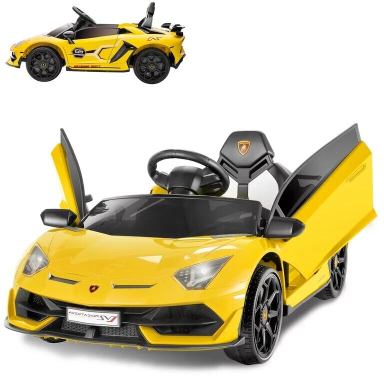 12V Licensed Lamborghini Ride on Car for Kids with Remote Control, MP3, AUX & USB??