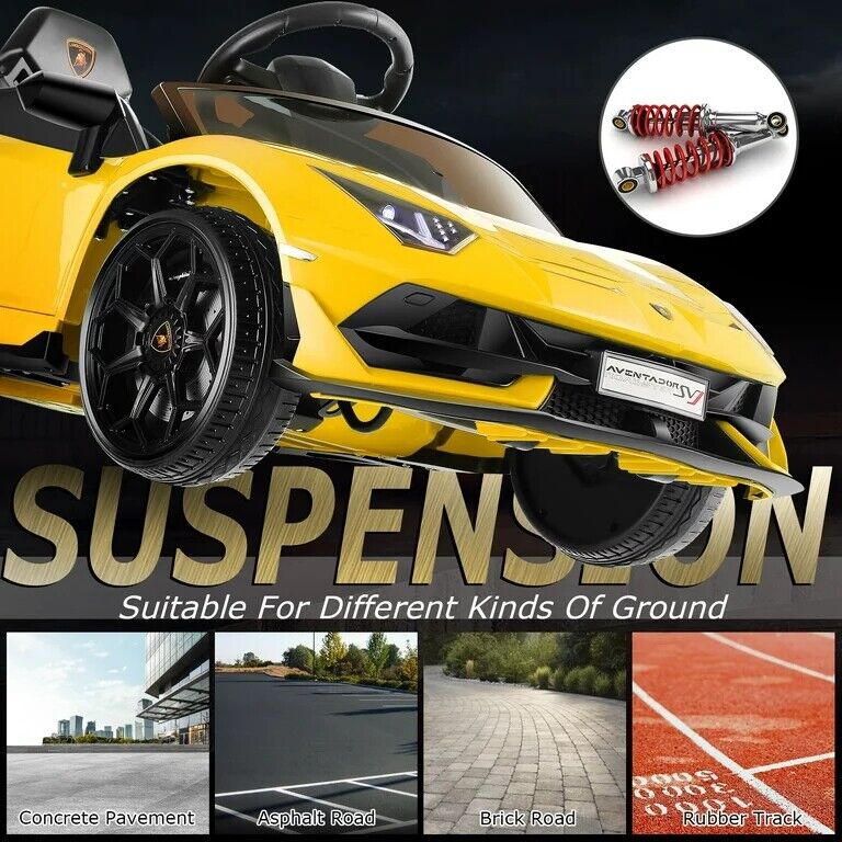 12V Licensed Lamborghini Ride on Car for Kids with Remote Control, MP3, AUX & USB??