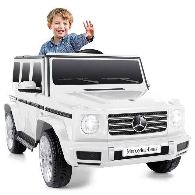 Licensed Mercedes Benz G500 Electric Ride-On Car for Kids with Remote Control - 12V