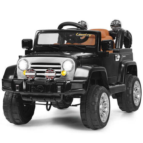 12V MP3 Kids Ride On Truck Car with Remote Control, LED Lights, and Music - Brand New Toy