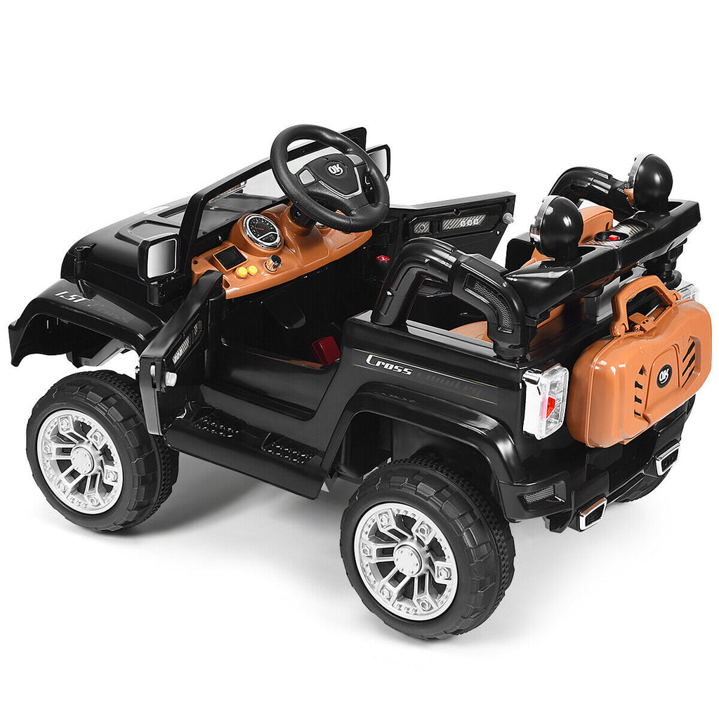12V MP3 Kids Ride On Truck Car with Remote Control, LED Lights, and Music - Brand New Toy