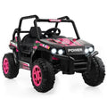 12V Off-Road Truck Ride-On Toy for Kids with Remote Control, LED Lights, and Music