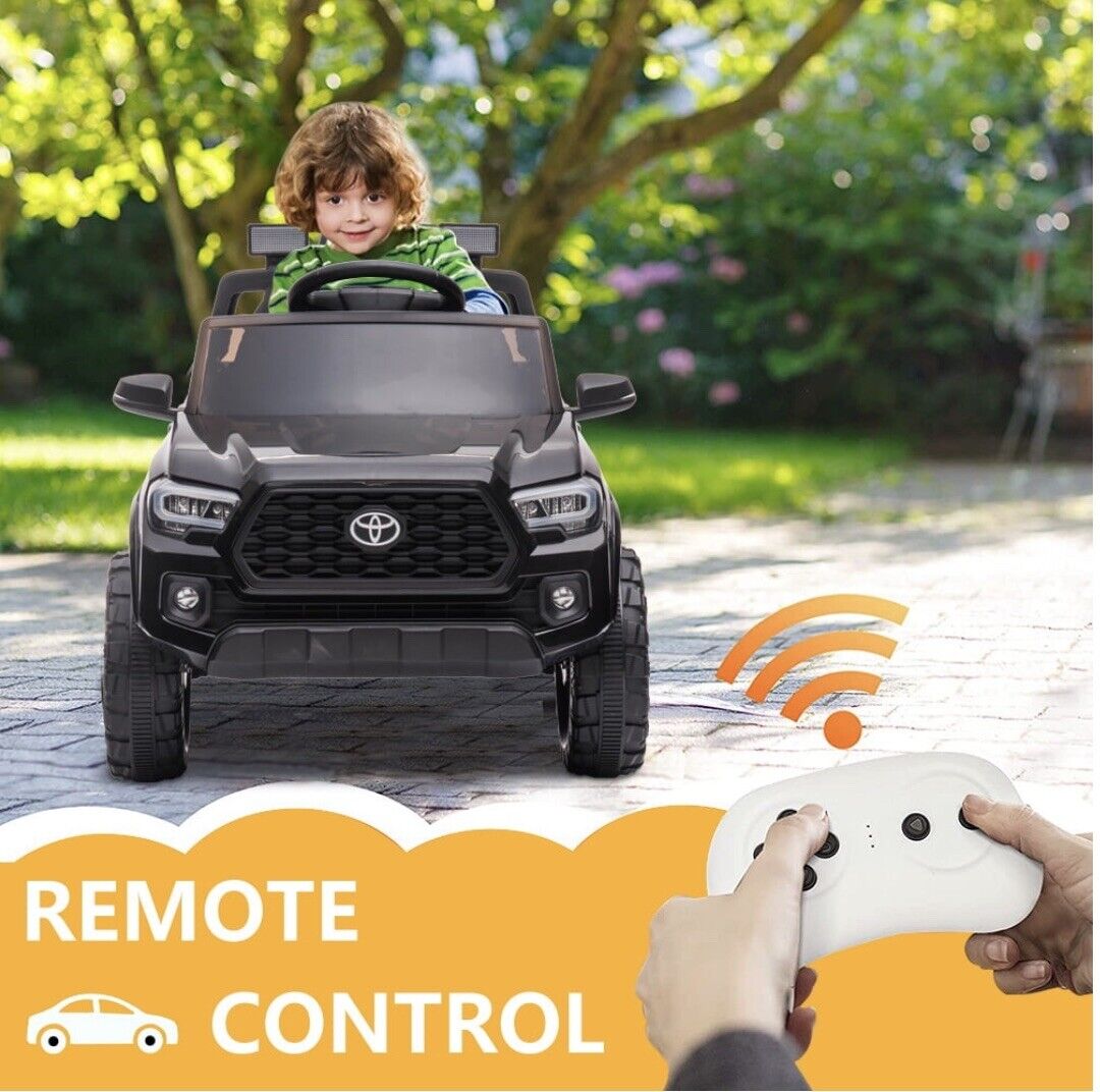 12V Powered Toyota Tacoma Ride-On Car for Boys with Remote Control