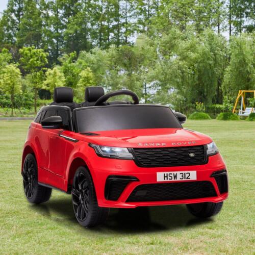 12V Red Land Rover Ride-On Car for Kids with Parental Remote Control - Supports up to 66 lbs