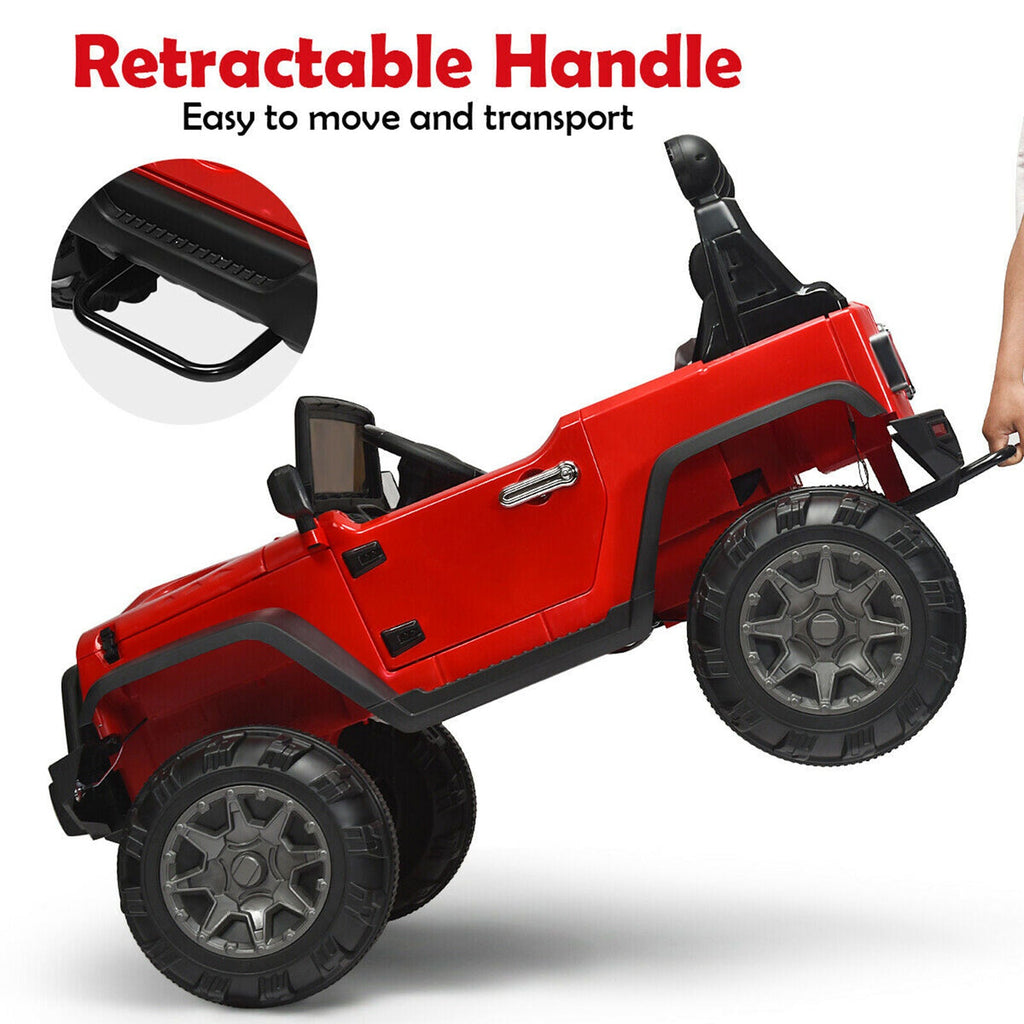 12V Red Truck Car for Kids with MP3 and Remote Control
