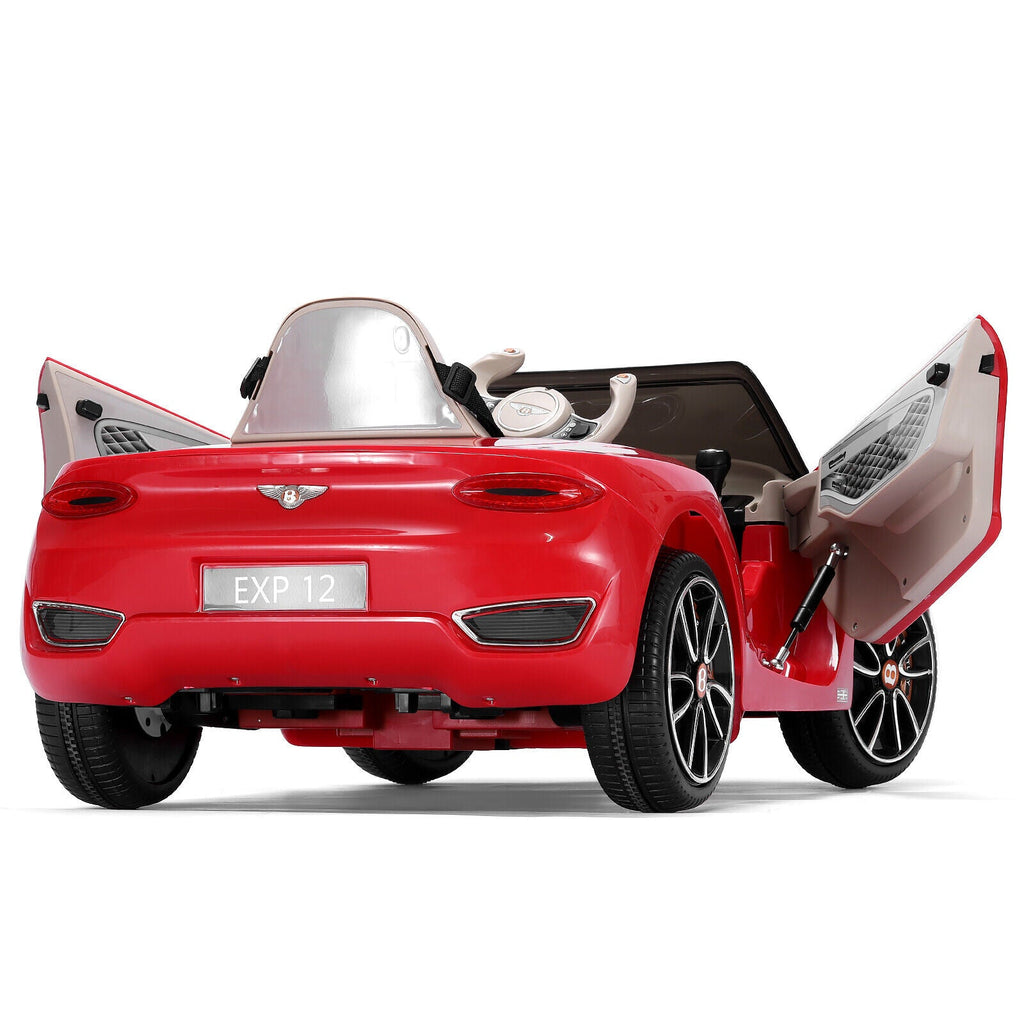 Licensed Bentley Style Electric Ride-On Car for Kids with Remote Control - 12V