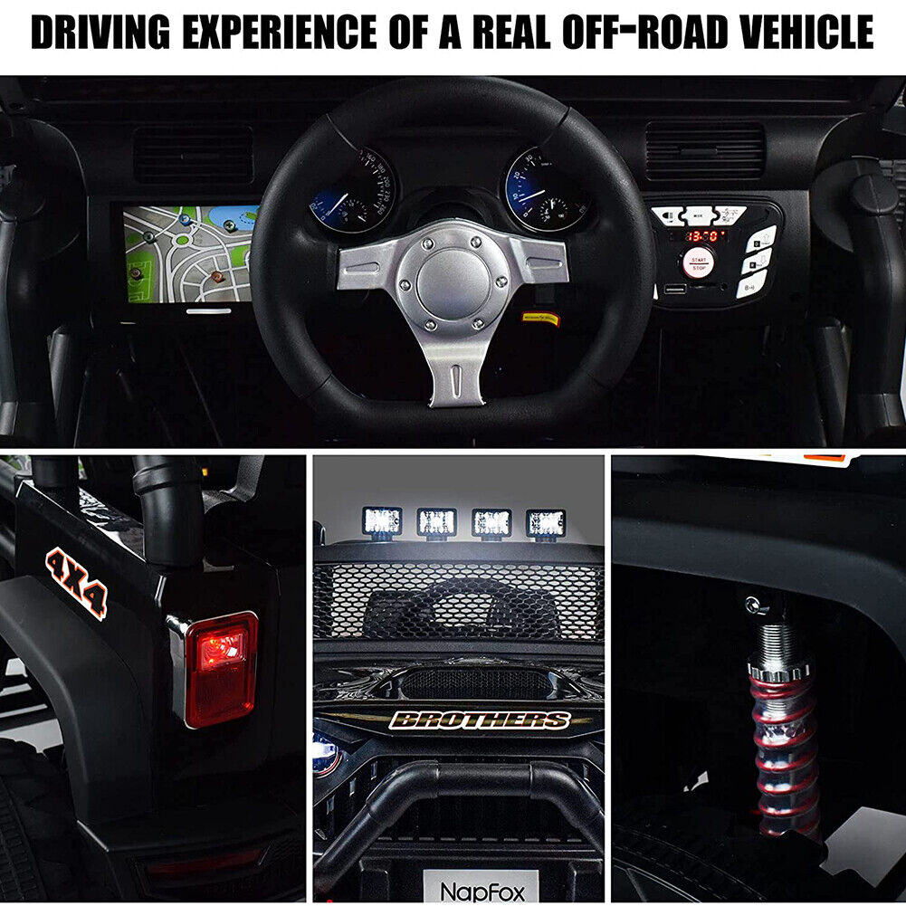 12V Remote Control Ride On Car Truck for Kids with Battery Electric Power