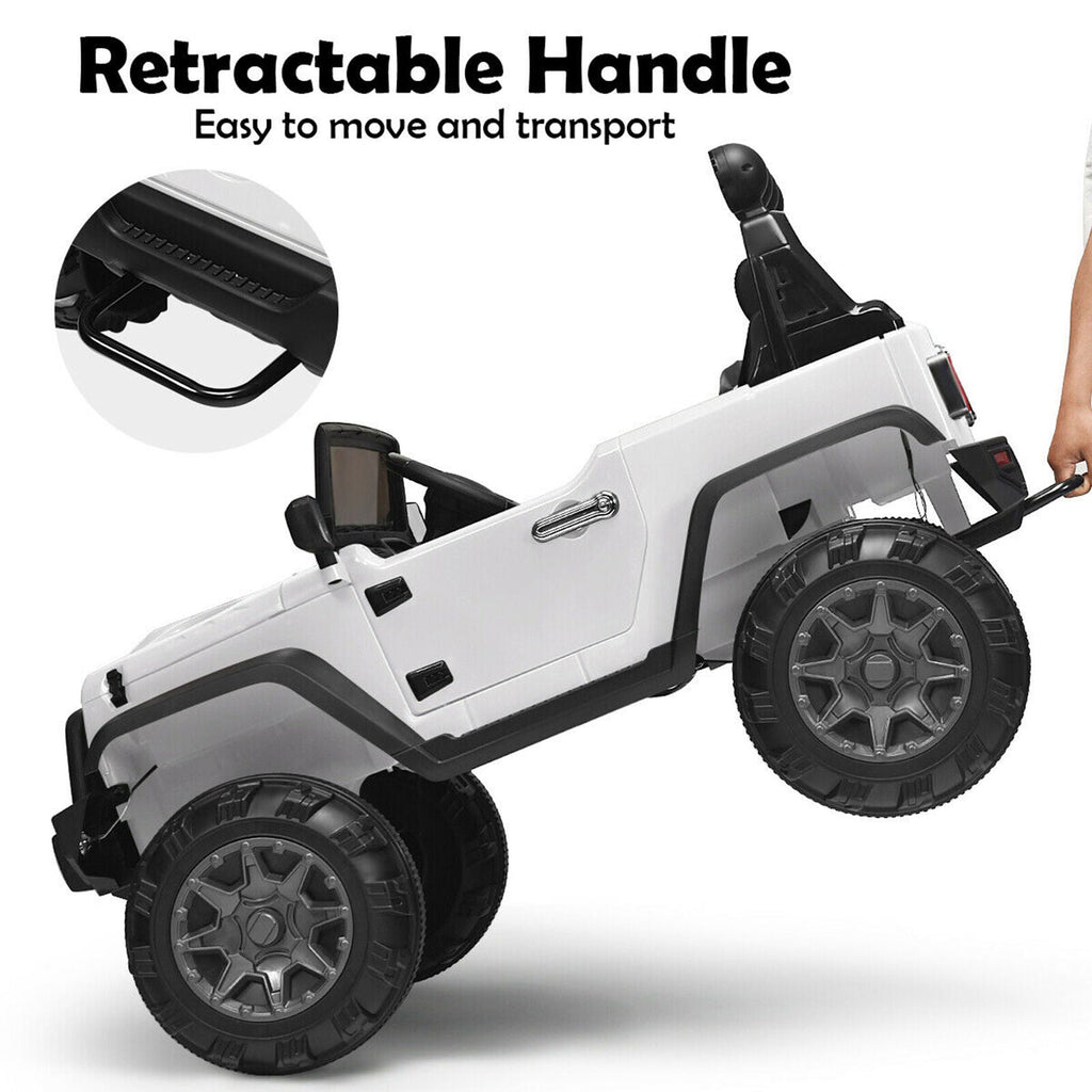 12V White Electric Kids Truck Car with MP3 and Remote Control