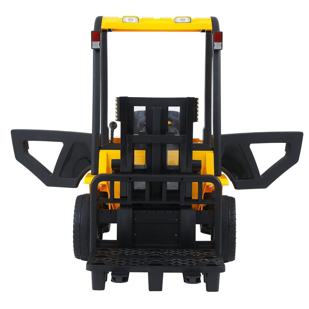 12V7A Electric Ride-on Car for Kids with Lifting Rod and Forklift Feature - Perfect Gift for Children