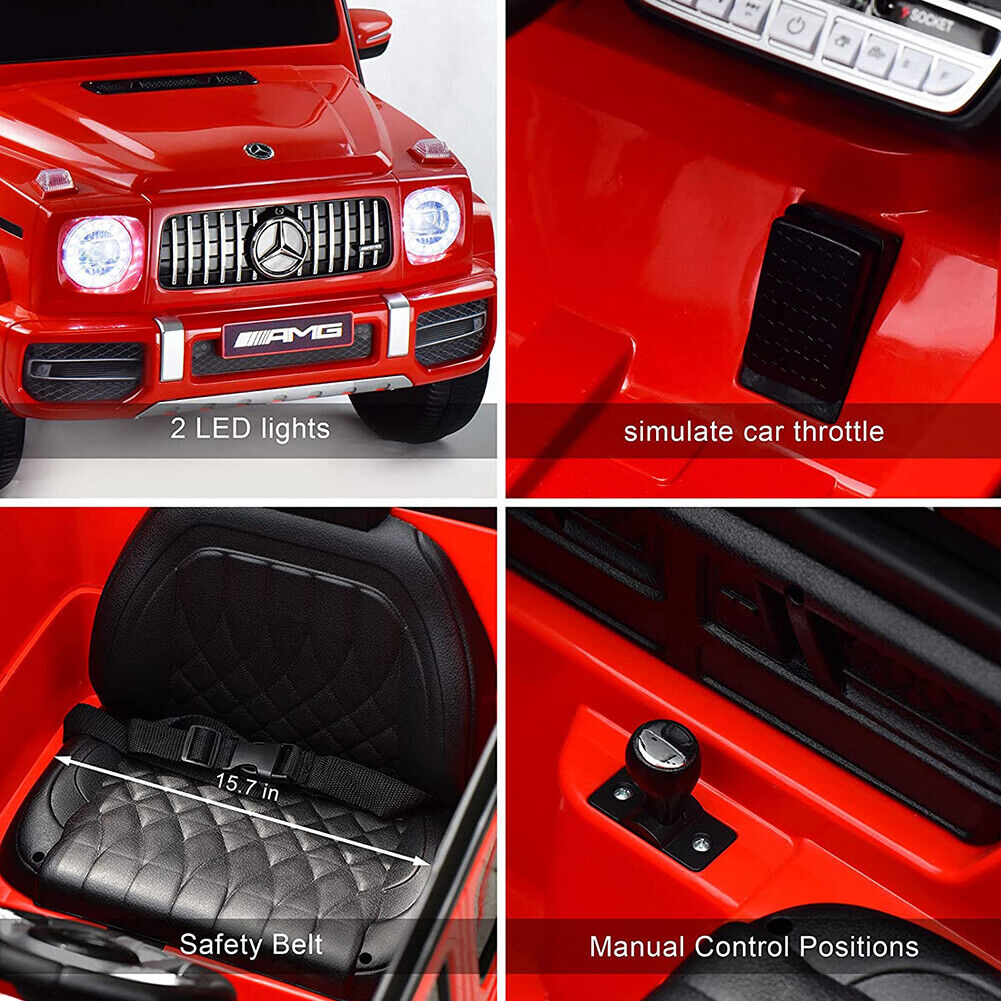 1:4 Mercedes-Benz AMG G63 Electric Ride-On Car for Kids - New Release!