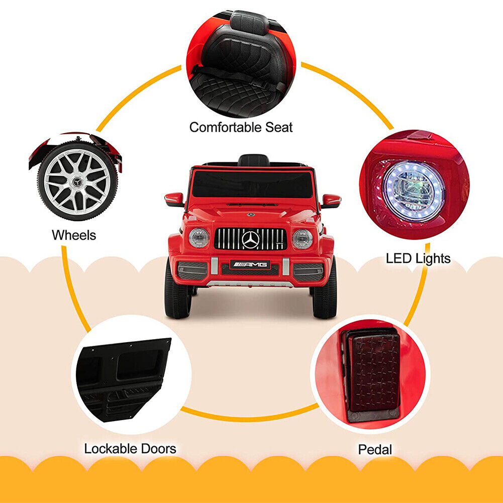 1:4 Mercedes-Benz AMG G63 Electric Ride-On Car for Kids - New Release!