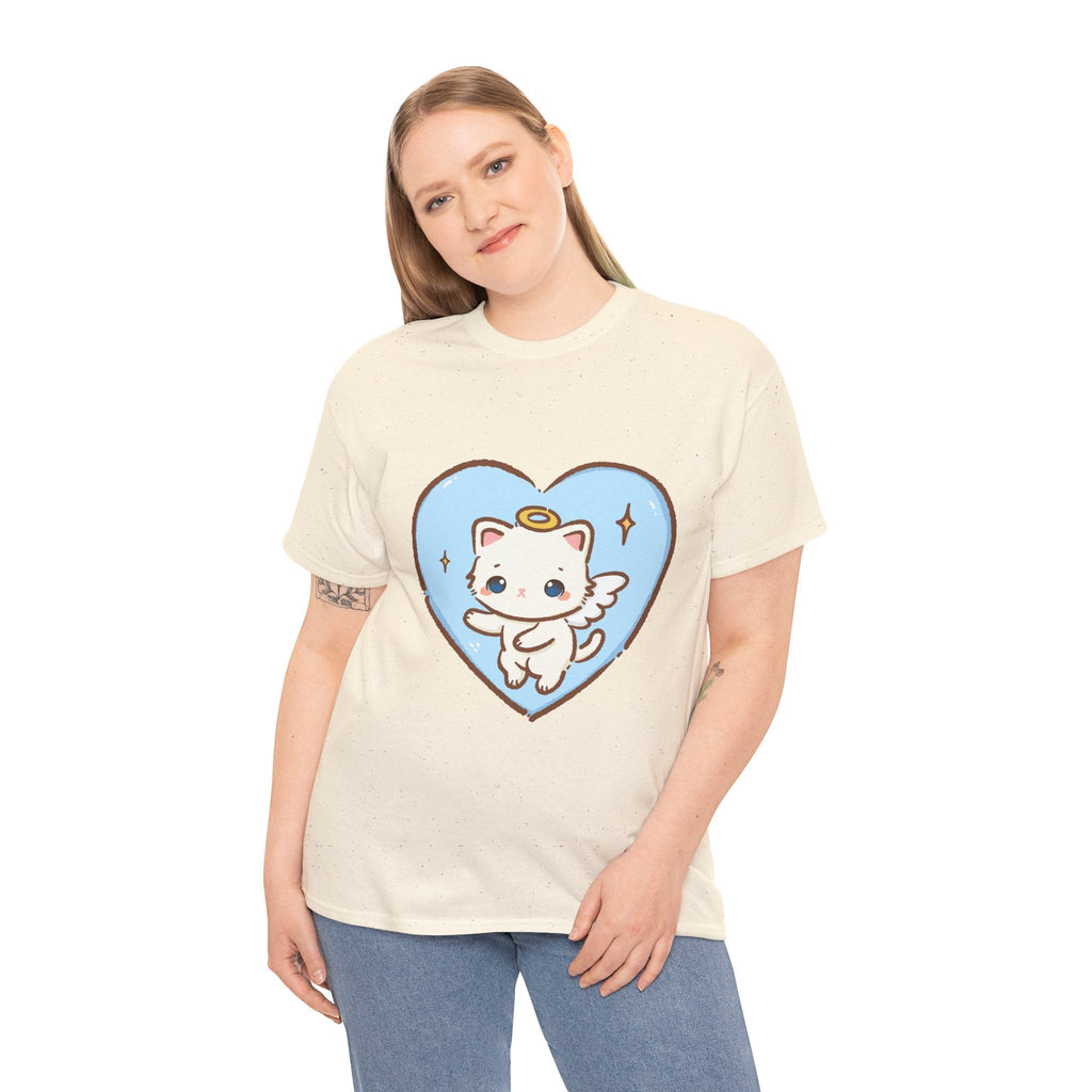 Adorable Angel Kitty Play Tee