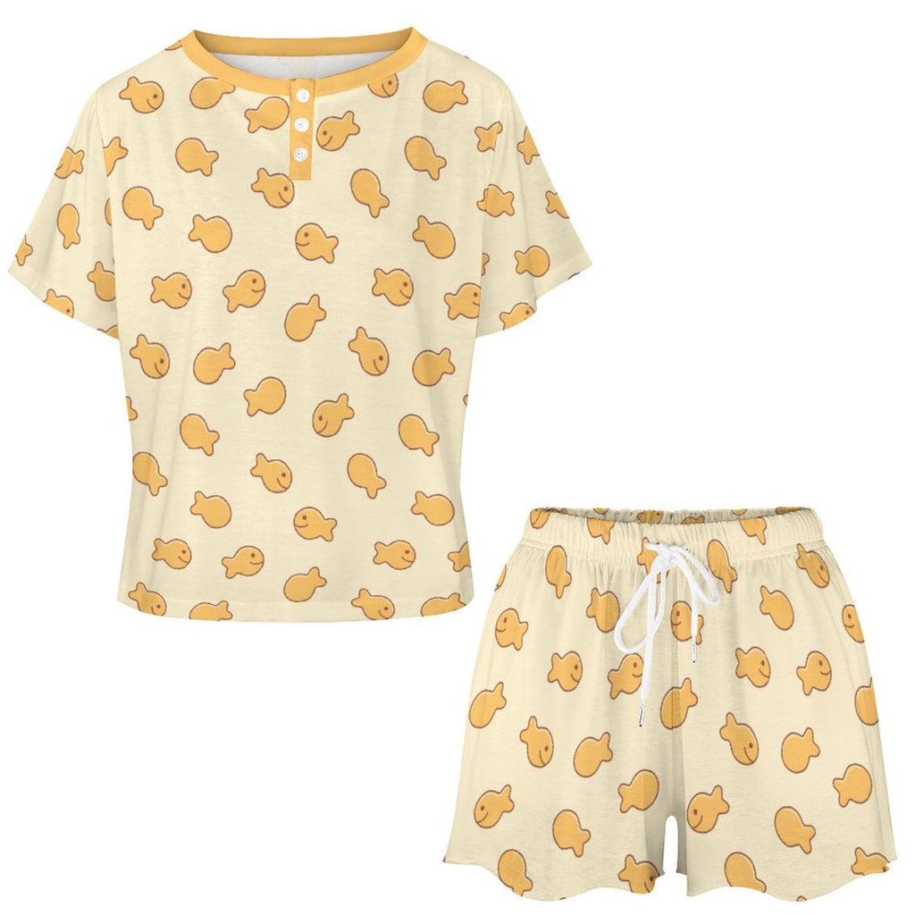 Fishie Crackers Pajama Set
