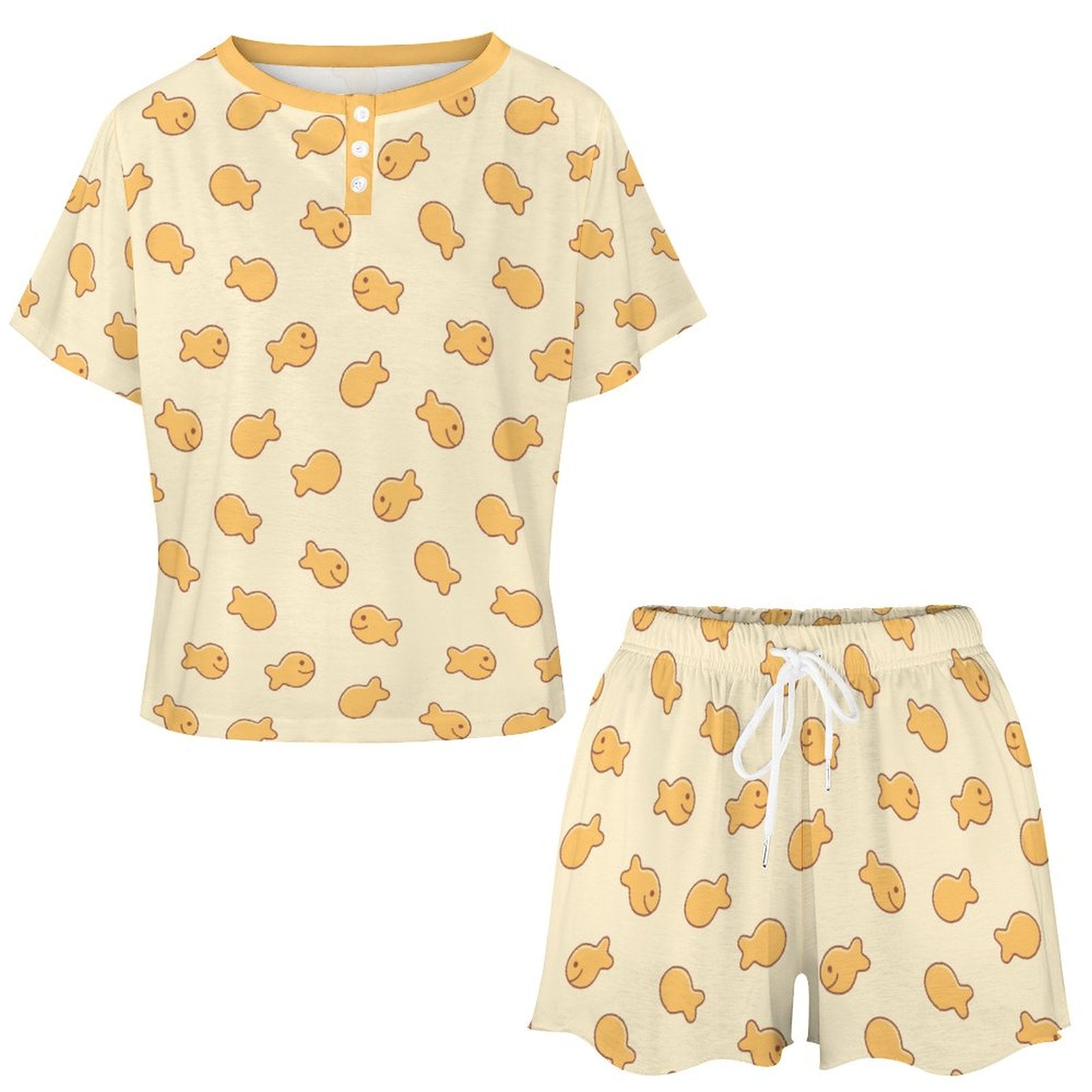 Fishie Crackers Pajama Set