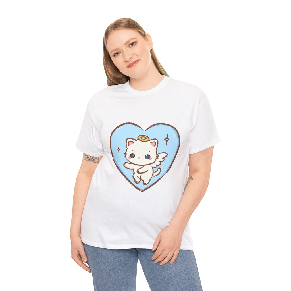 Adorable Angel Kitty Play Tee