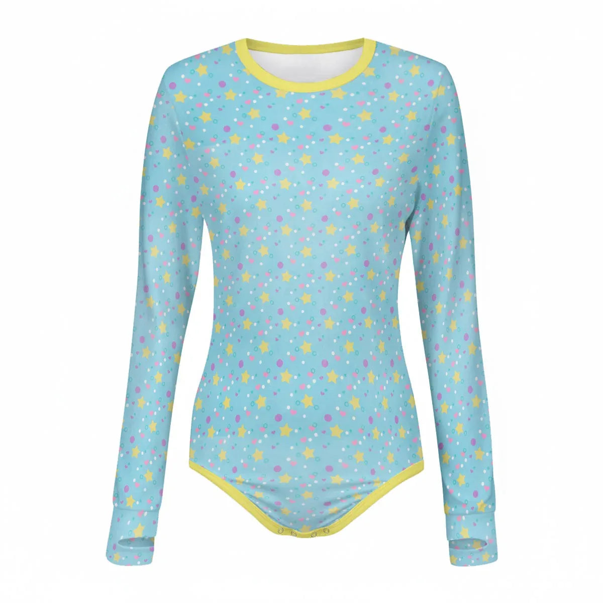 Dreamy Stars Long Sleeve CuddleSuit