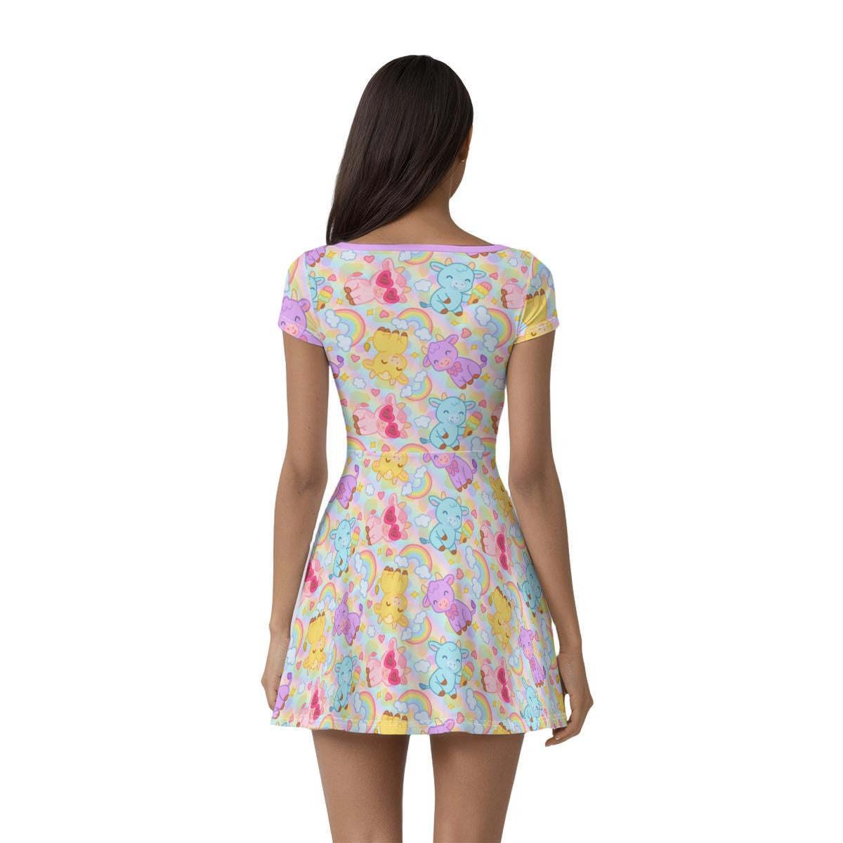 Rainbow Moobaby Skort Dress