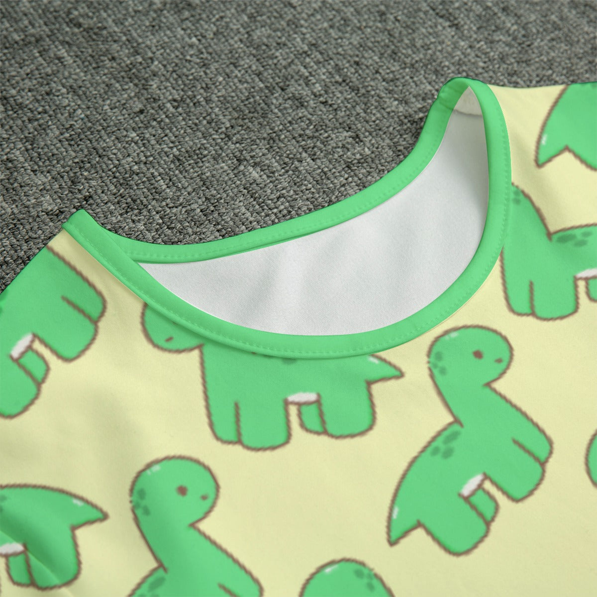 Kawaii Dinosaur Short Sleeve CuddleSuit